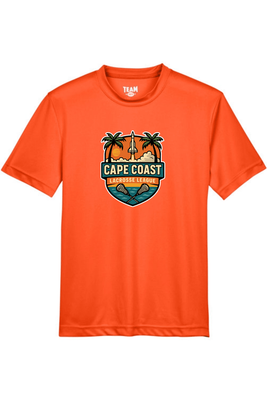 Cape Coast Lacrosse Youth Athletic T-Shirt Signature Lacrosse