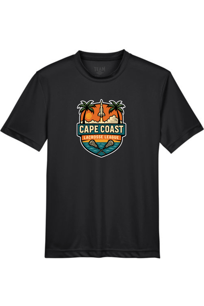 Cape Coast Lacrosse Youth Athletic T-Shirt Signature Lacrosse