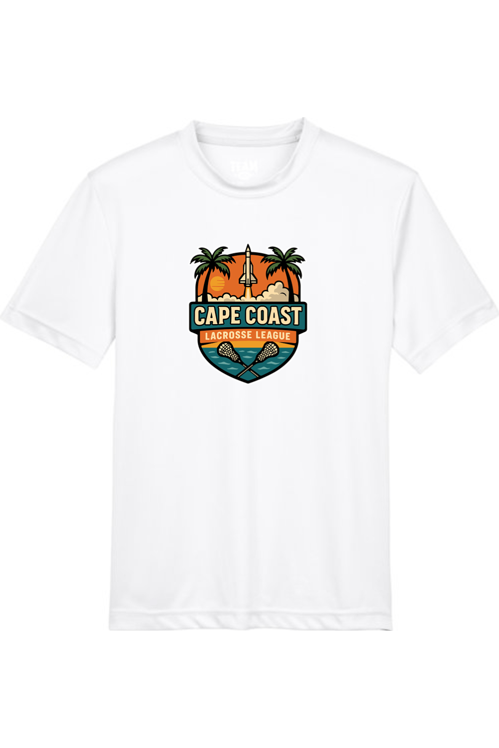 Cape Coast Lacrosse Youth Athletic T-Shirt Signature Lacrosse