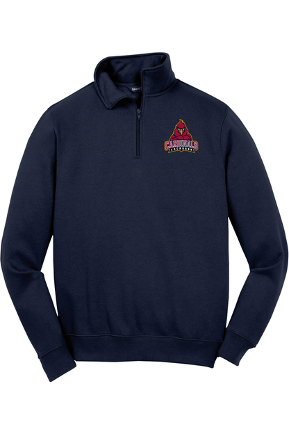 Cardinals Lacrosse Adult Embroidered Quarter-Zip Pullover Signature Lacrosse