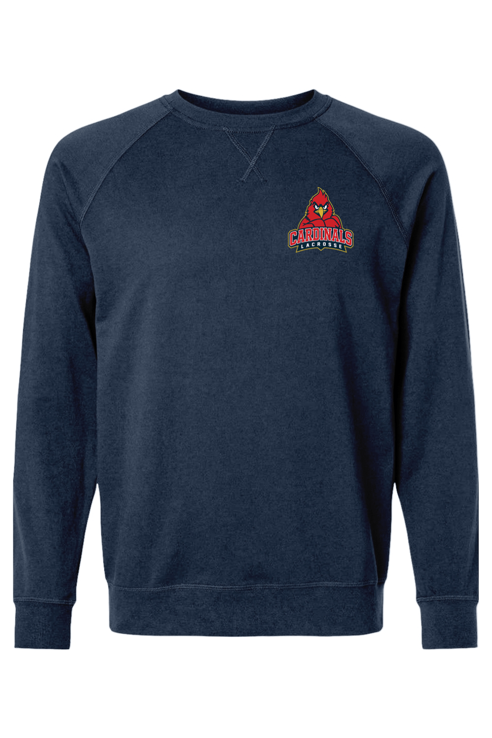 Cardinals Lacrosse Adult Heavyweight Raglan Long Sleeve Signature Lacrosse