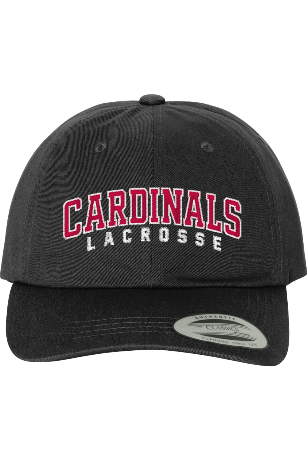 Cardinals Lacrosse Embroidered Dad Hat Signature Lacrosse