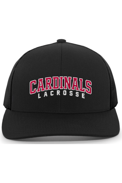 Cardinals Lacrosse Embroidered Trucker Hat Signature Lacrosse
