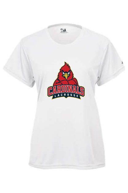 Cardinals Lacrosse Youth Girl's Athletic T-Shirt Signature Lacrosse