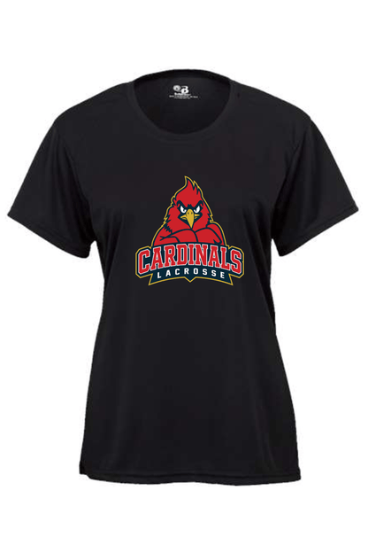 Cardinals Lacrosse Youth Girl's Athletic T-Shirt Signature Lacrosse