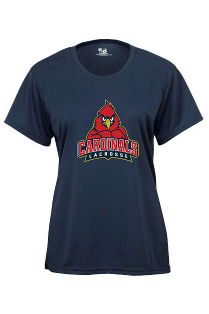 Cardinals Lacrosse Youth Girl's Athletic T-Shirt Signature Lacrosse