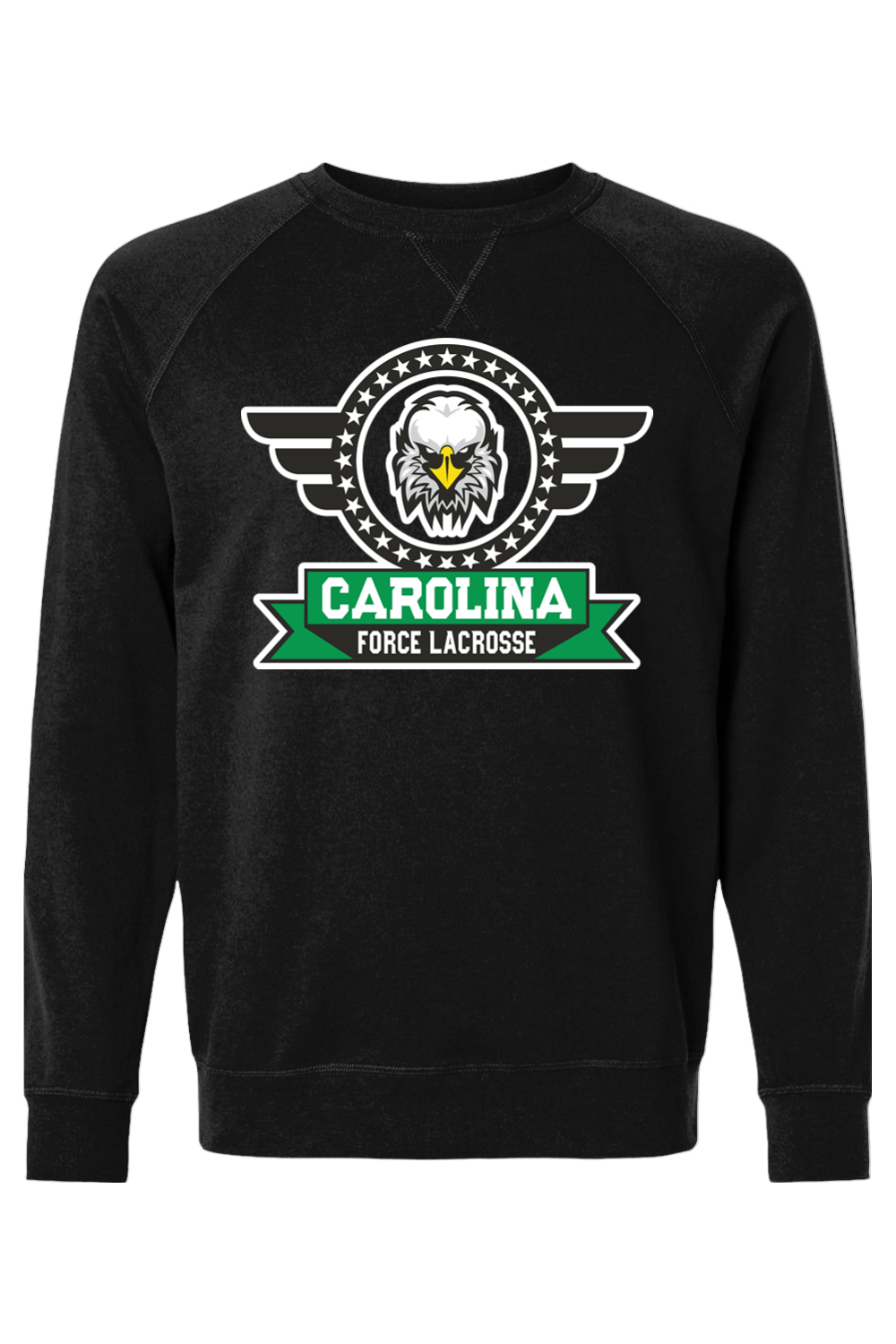 Carolina Force Adult Heavyweight Raglan Long Sleeve Signature Lacrosse