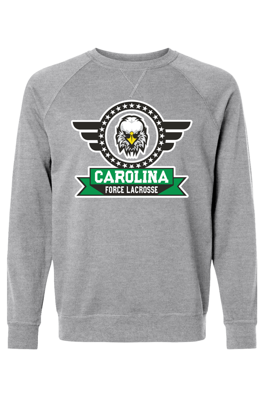 Carolina Force Adult Heavyweight Raglan Long Sleeve Signature Lacrosse