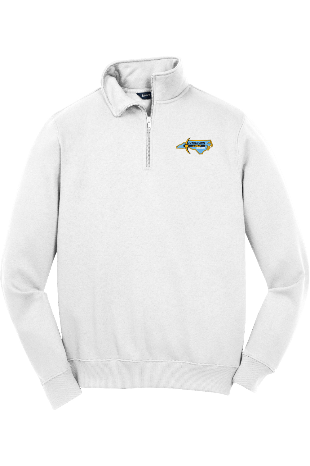 Carolina Gold Lacrosse Adult Embroidered Quarter-Zip Pullover Signature Lacrosse