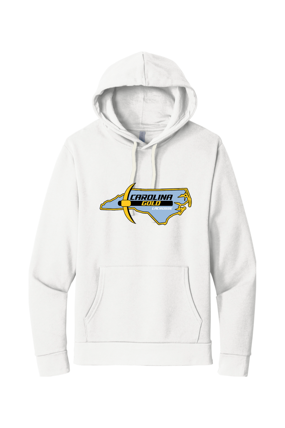 Carolina Gold Lacrosse Adult Heavyweight Hoodie Signature Lacrosse