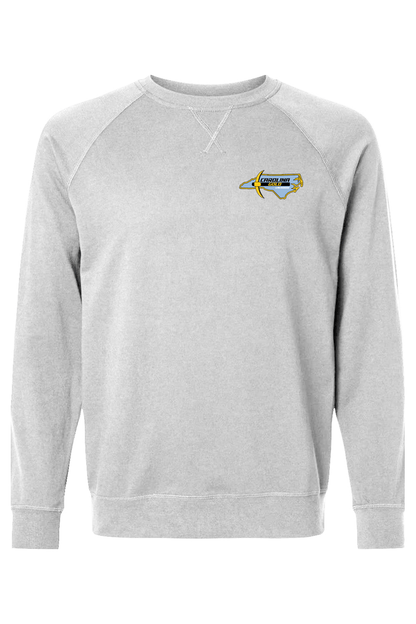 Carolina Gold Lacrosse Adult Heavyweight Raglan Long Sleeve Signature Lacrosse