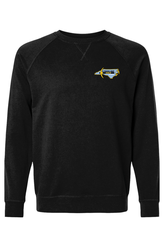 Carolina Gold Lacrosse Adult Heavyweight Raglan Long Sleeve Signature Lacrosse