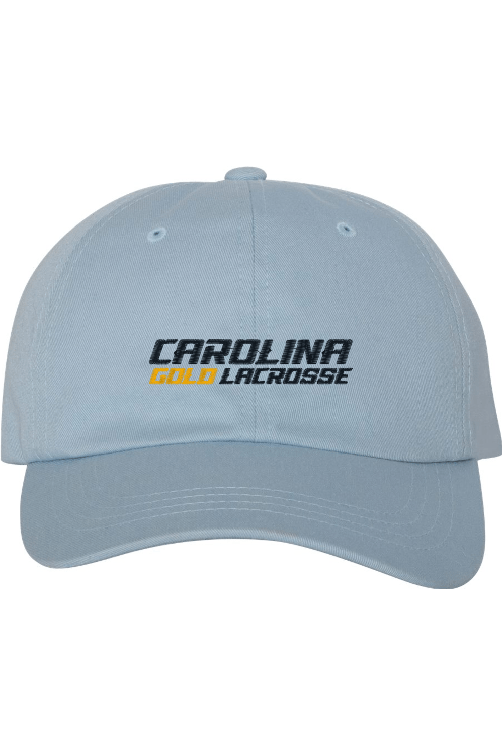 Carolina Gold Lacrosse Embroidered Dad Hat Signature Lacrosse