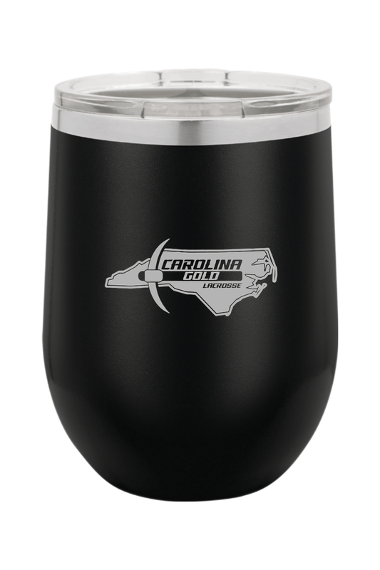 Carolina Gold Lacrosse Insulated Wine Tumbler Signature Lacrosse