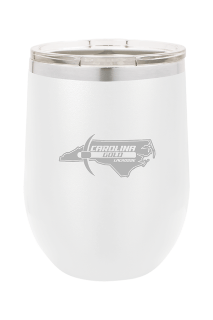 Carolina Gold Lacrosse Insulated Wine Tumbler Signature Lacrosse