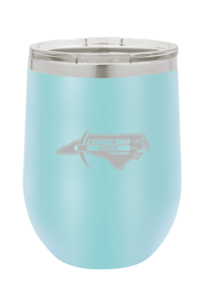 Carolina Gold Lacrosse Insulated Wine Tumbler Signature Lacrosse