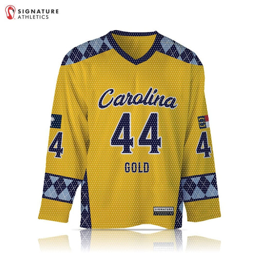 Carolina Gold Lacrosse Men's Basic Box Jersey GOALIE Signature Lacrosse
