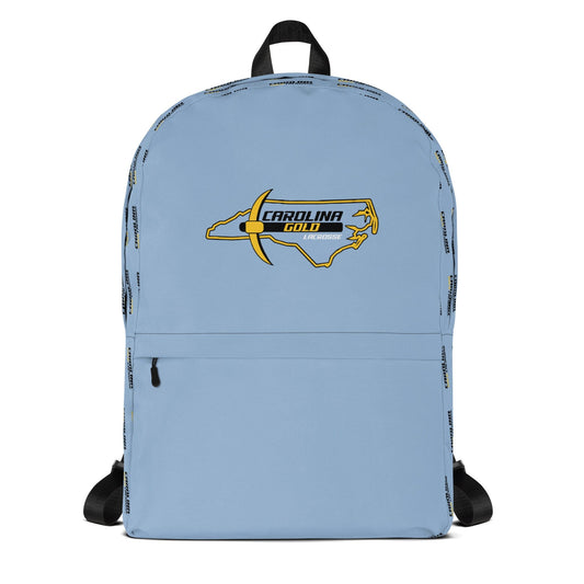 Carolina Gold Lacrosse Travel Backpack Signature Lacrosse