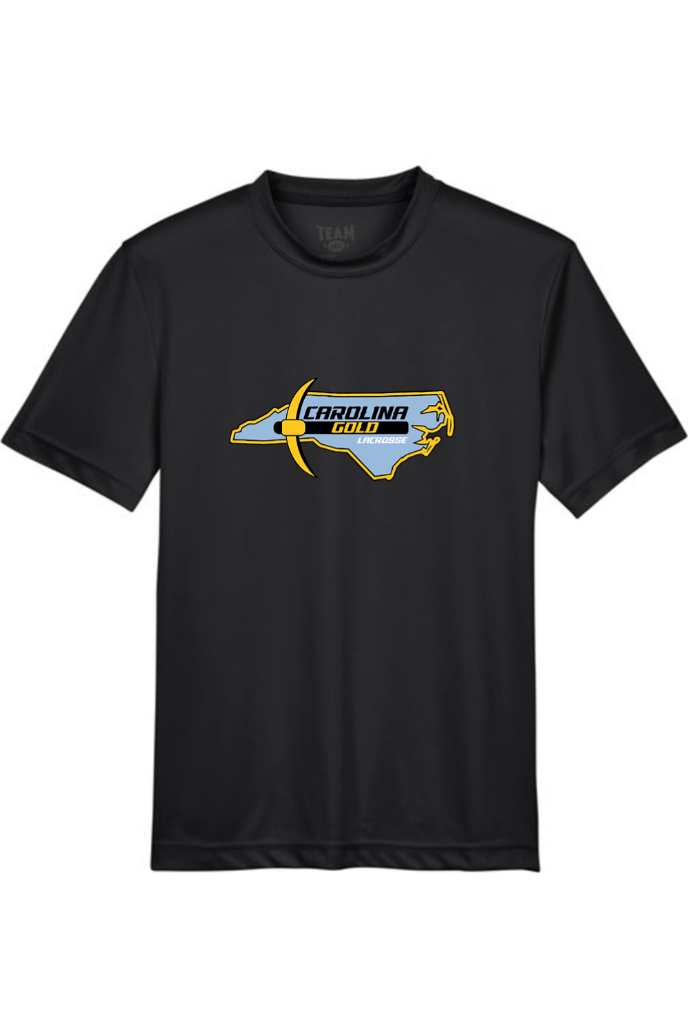Carolina Gold Lacrosse Youth Athletic T-Shirt Signature Lacrosse