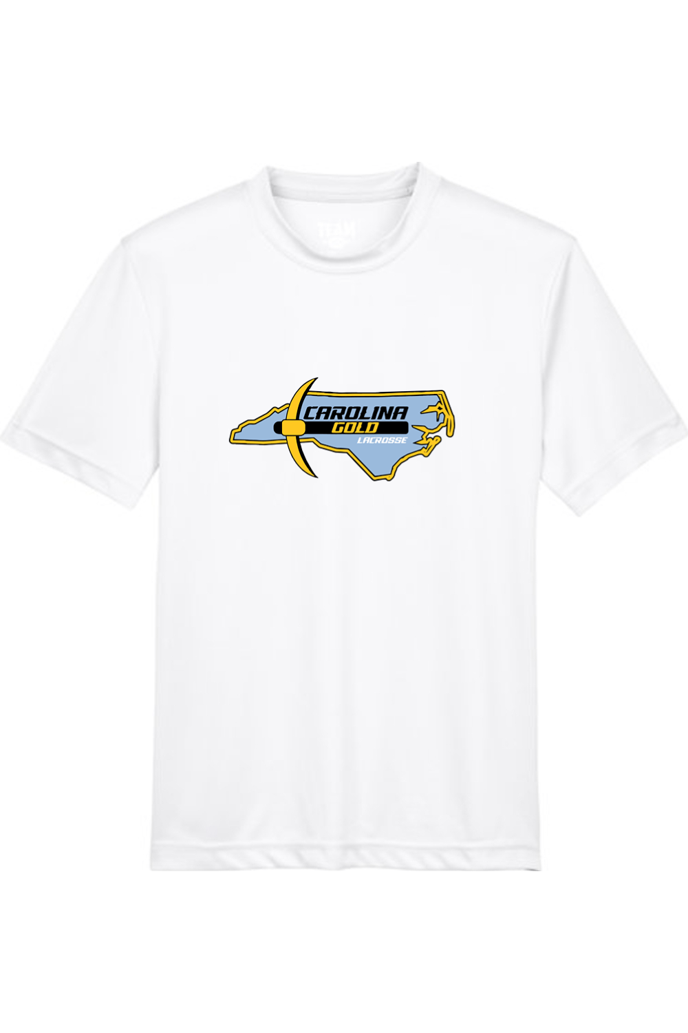 Carolina Gold Lacrosse Youth Athletic T-Shirt Signature Lacrosse