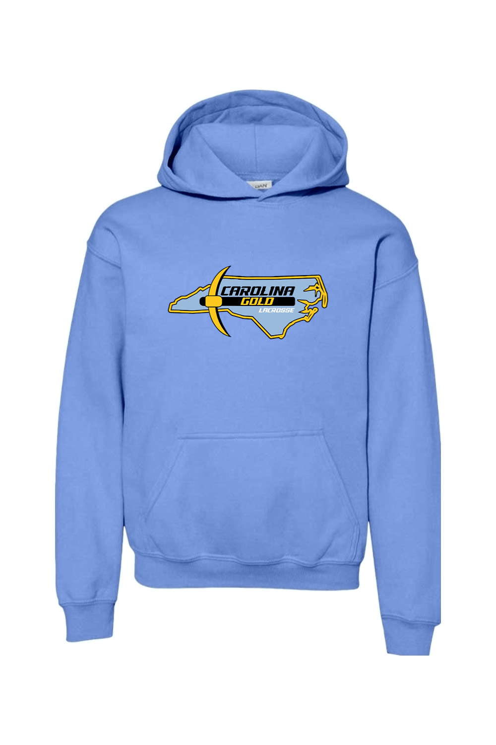 Carolina Gold Lacrosse Youth Hoodie Signature Lacrosse