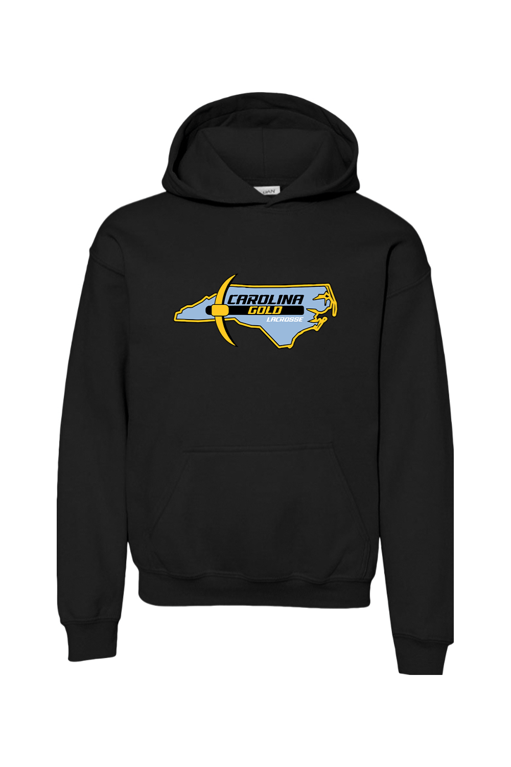 Carolina Gold Lacrosse Youth Hoodie Signature Lacrosse