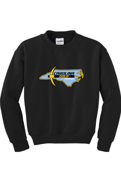 Carolina Gold Lacrosse Youth Sweatshirt Signature Lacrosse
