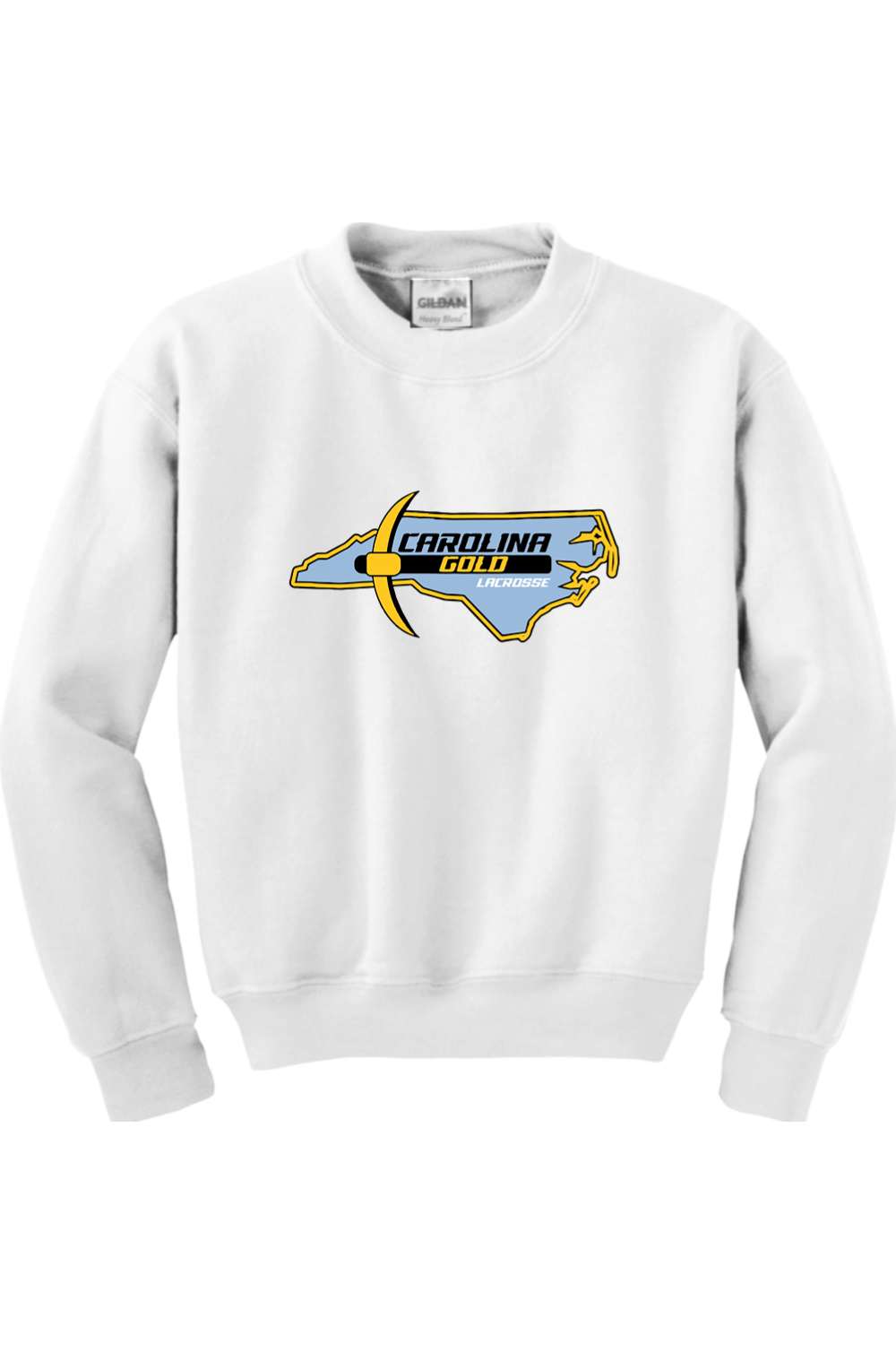 Carolina Gold Lacrosse Youth Sweatshirt Signature Lacrosse