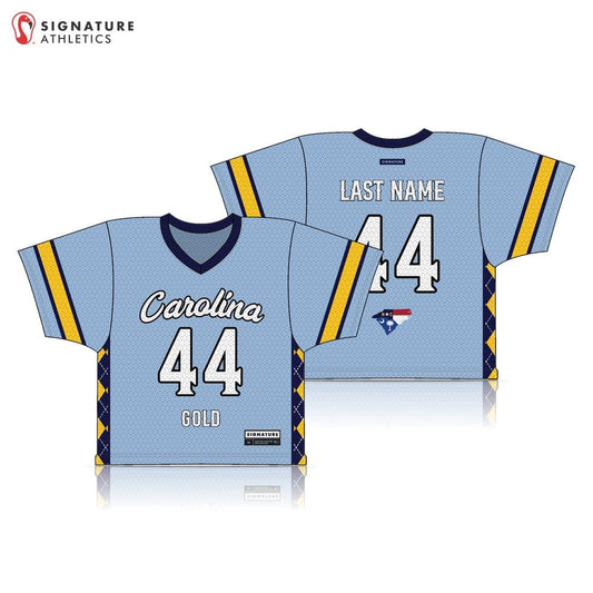 Carolina Gold Men's Men's College Jersey - Port Hole Mesh: Carolina Gold 2029 Signature Lacrosse