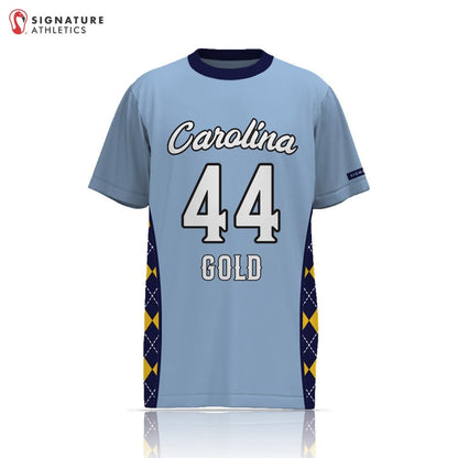 Carolina Gold Men's Men's Short Sleeve Tech Tee Signature Lacrosse