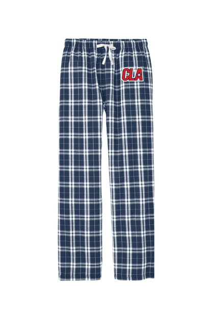 Carolina Lacrosse Association Adult Men's Flannel Plaid Pants Signature Lacrosse