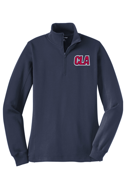 Carolina Lacrosse Association Adult Women's Embroidered Quarter-Zip Pullover Signature Lacrosse