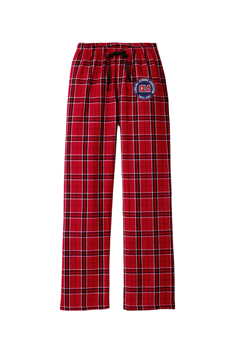Carolina Lacrosse Association Adult Women's Flannel Plaid Pants Signature Lacrosse