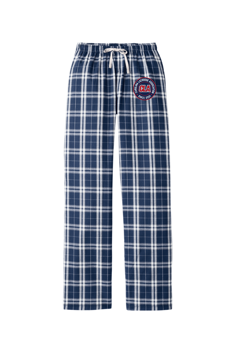 Carolina Lacrosse Association Adult Women's Flannel Plaid Pants Signature Lacrosse
