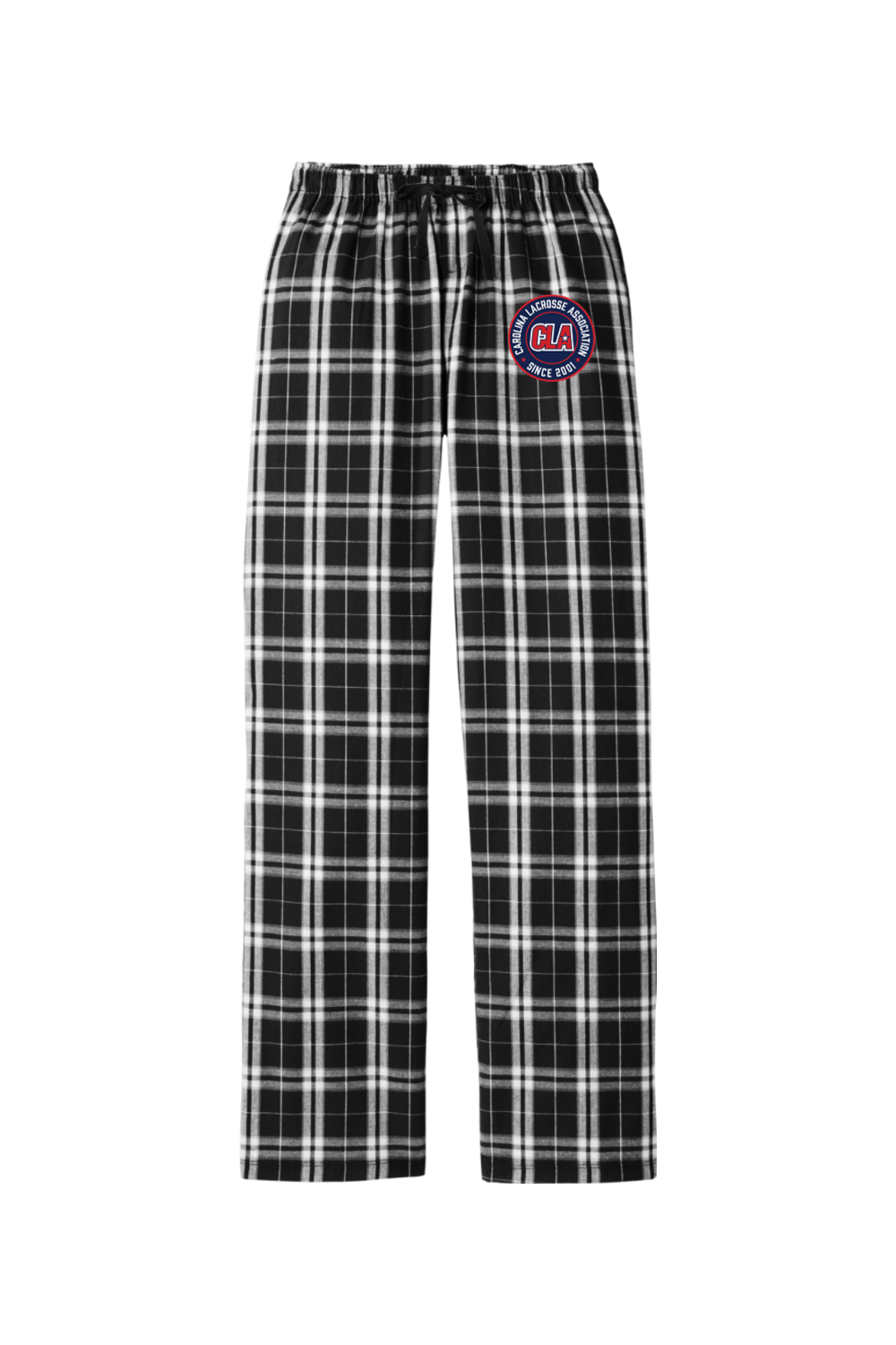 Carolina Lacrosse Association Adult Women's Flannel Plaid Pants Signature Lacrosse