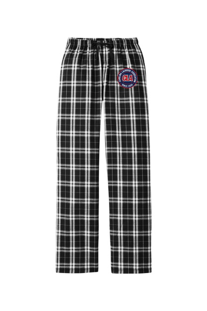 Carolina Lacrosse Association Adult Women's Flannel Plaid Pants Signature Lacrosse