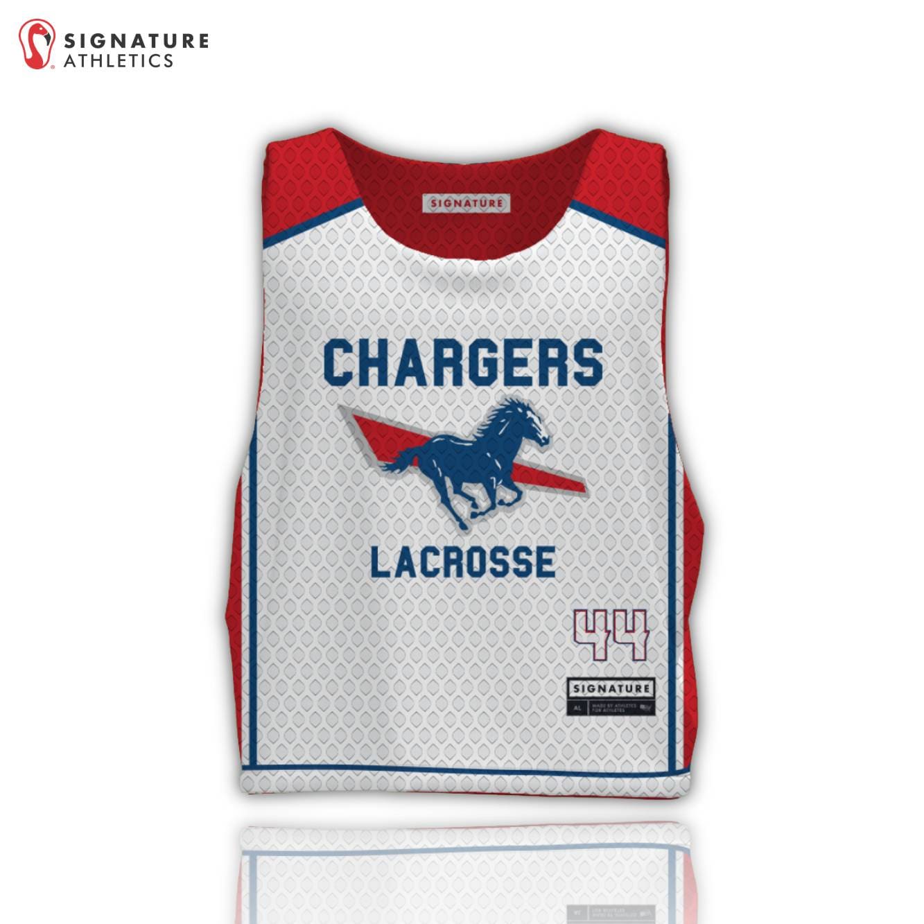 Carolina Lacrosse Association (CHARGERS) Men's Pinnie Signature Lacrosse