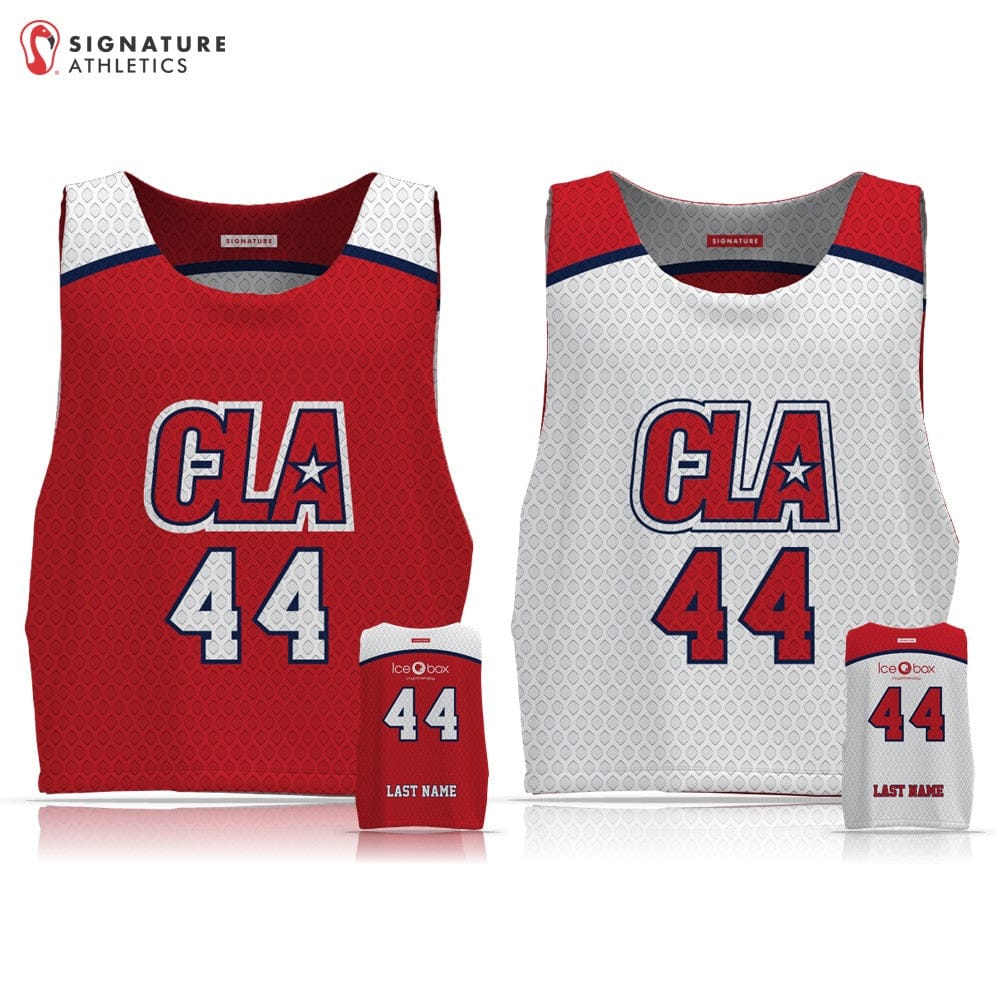 Carolina Lacrosse Association CHARLOTTE Men's Reversible Player Pinnie: Second-Third Grade Signature Lacrosse
