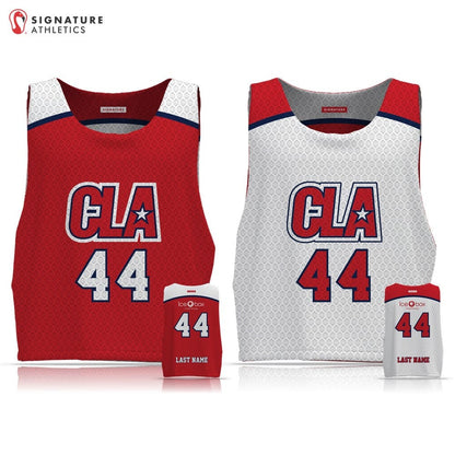 Carolina Lacrosse Association CHARLOTTE Men's Reversible Player Pinnie: Second-Third Grade Signature Lacrosse