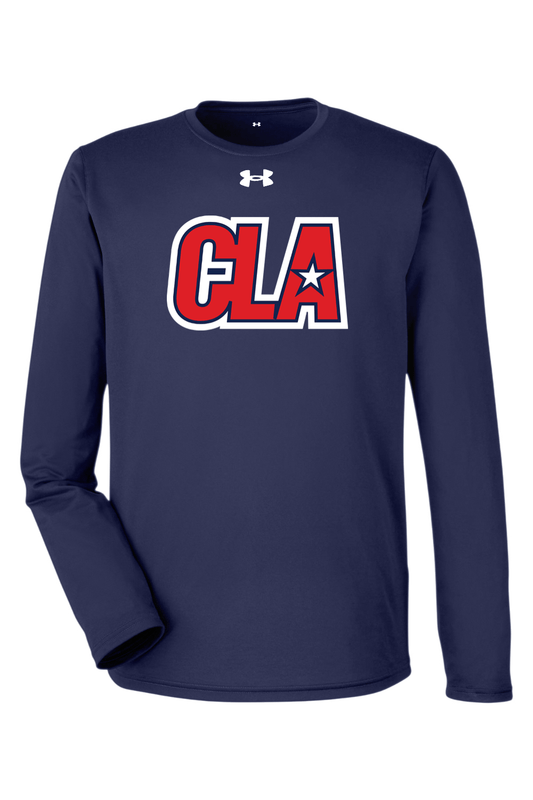 Carolina Lacrosse Association Under Armour Men's Team Tech Long-Sleeve T-Shirt Signature Lacrosse