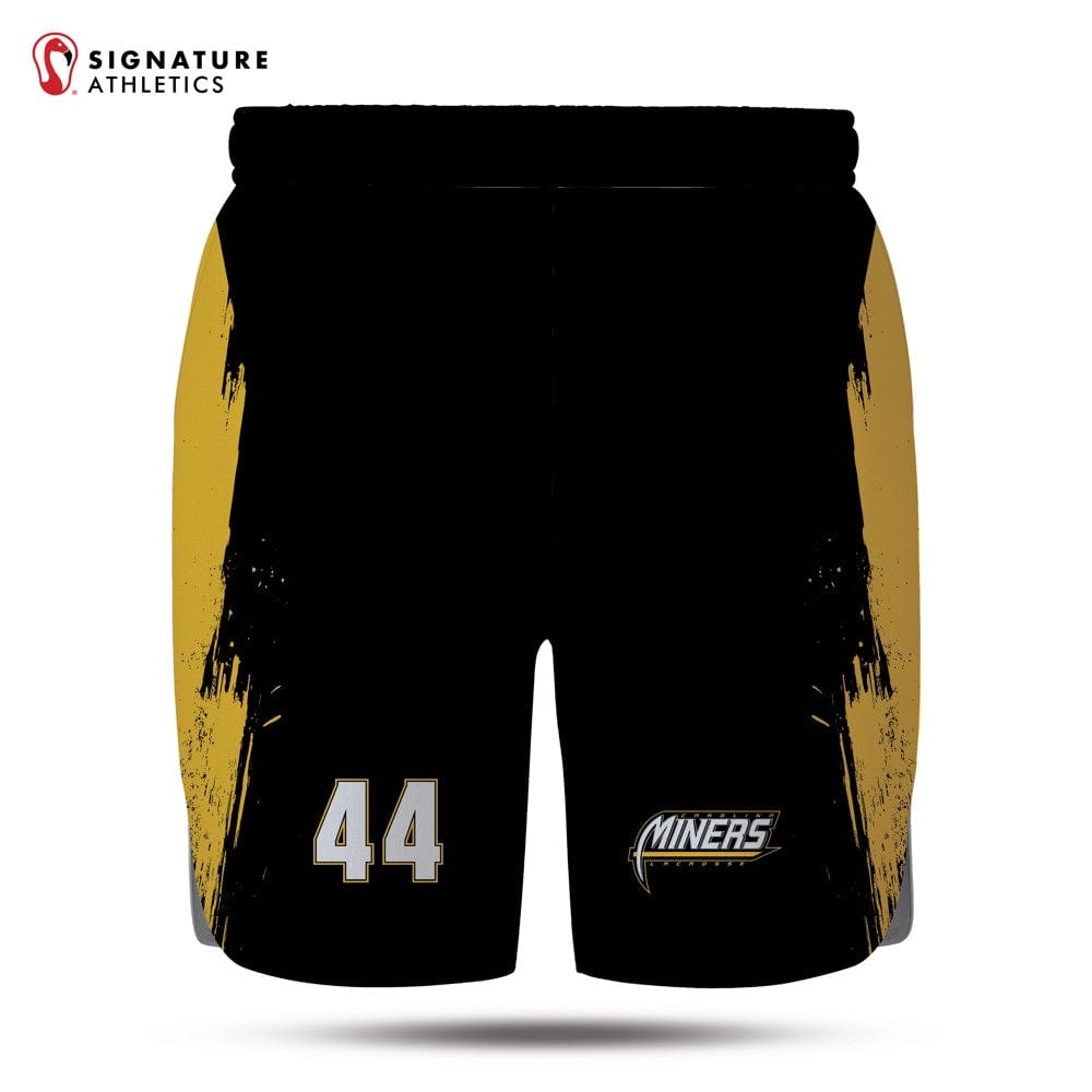Carolina Miners Men's Game Shorts: Miners 2033 Signature Lacrosse