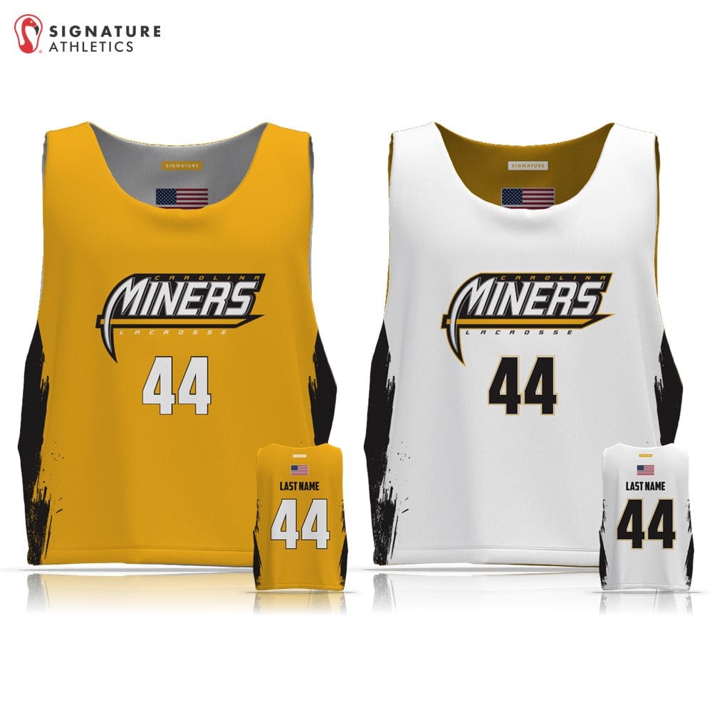 Carolina Miners Men's Reversible Game Pinnie: Miners 2035 Signature Lacrosse