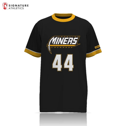Carolina Miners Men's Short Sleeve Tech Tee: Miners 2030 Signature Lacrosse