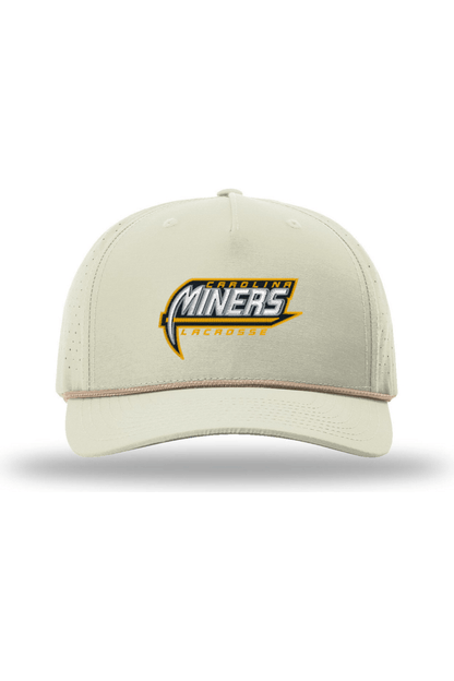 Carolina Miners Richardson Laser Perf Performance Rope Cap Signature Lacrosse