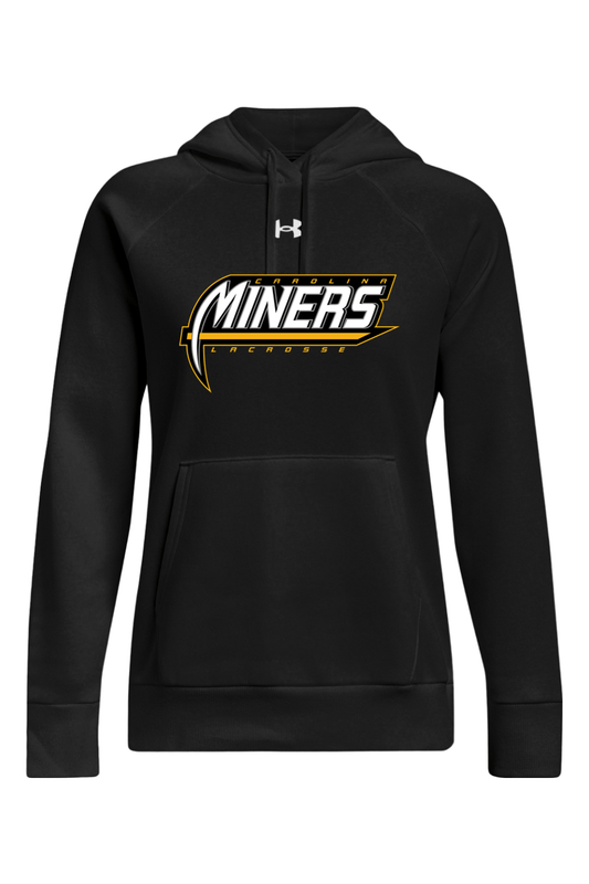 Carolina Miners Under Armour Ladies' Rival Fleece Hooded Sweatshirt Signature Lacrosse