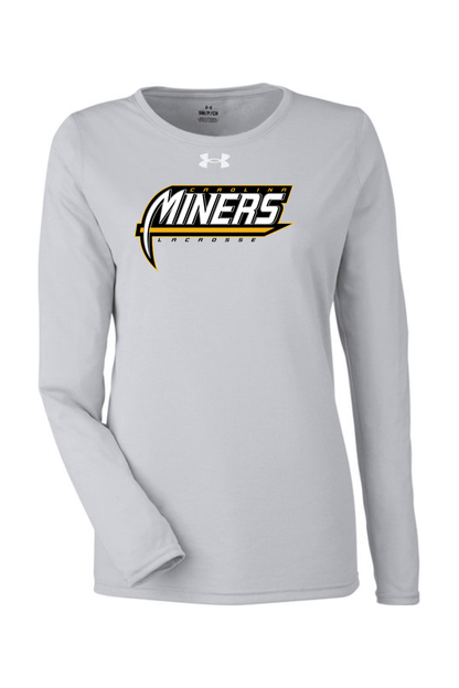 Carolina Miners Under Armour Ladies' Team Tech Long-Sleeve T-Shirt Signature Lacrosse
