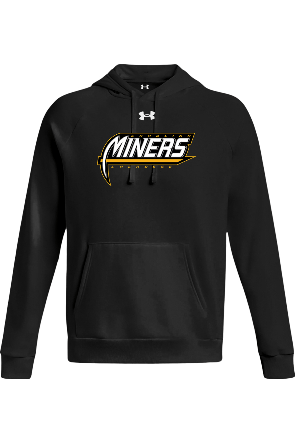 Carolina Miners Under Armour Men's Rival Fleece Hooded Sweatshirt Signature Lacrosse