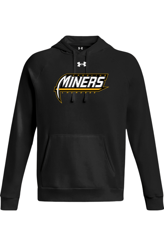 Carolina Miners Under Armour Men's Rival Fleece Hooded Sweatshirt Signature Lacrosse