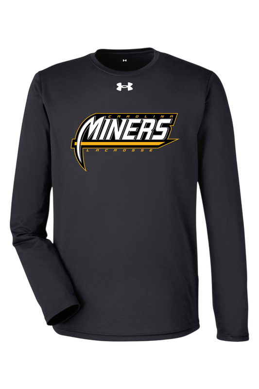 Carolina Miners Under Armour Men's Team Tech Long-Sleeve T-Shirt Signature Lacrosse