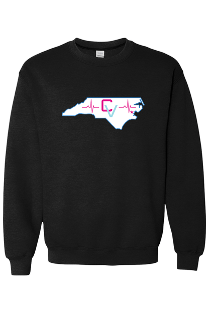 Carolina Vibe Volleyball Adult Heavyweight Sweatshirt Signature Lacrosse